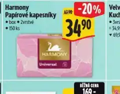 Albert Harmony papírové kapesníky nabídka