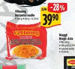 Albert Vihuióng instantní nudle nabídka