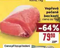 Billa Vepřová pečeně bez kosti nabídka