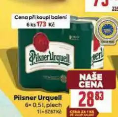 Billa Pivo pilsner urquell nabídka