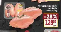 Billa Kuřecí prsa s kostí nabídka