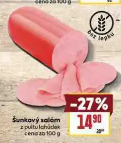 Billa Šunkový salám nabídka