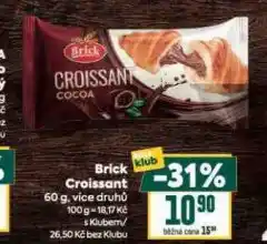 Billa Brick croissant nabídka