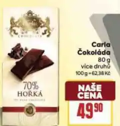 Billa Carla čokoláda nabídka