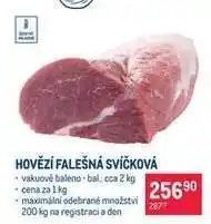 Makro Hovězí falešná svíčková nabídka