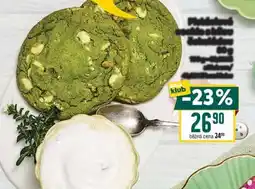 Billa Matcha cookies nabídka