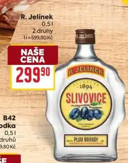 Billa R.Jelínek Slivovice nabídka