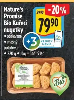 Albert Nature's Promise Bio Kuřecí nuggetky nabídka
