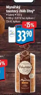 Albert Mlynářský toastový chléb žitný nabídka
