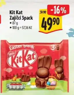 Albert Kit Kat Zajíčci 3pack nabídka