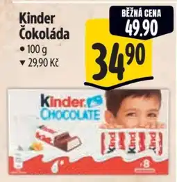 Albert Kinder čokoláda nabídka