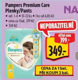 Albert Pampers Premium Care Plenky/Pants nabídka