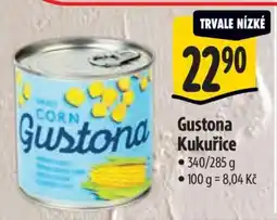 Albert Gustona kukuřice nabídka