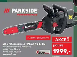Kaufland Aku řetězová pila PPKSA 40-Li B2 nabídka
