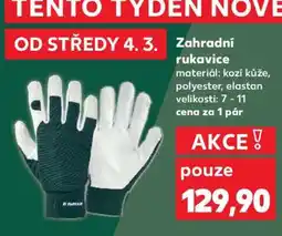 Kaufland Zahradní rukavice nabídka