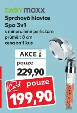 Kaufland EASYmaxx Sprchová hlavice Spa 3v1 nabídka
