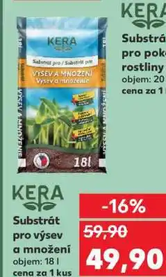 Kaufland Kera Substrát pro výsev a množení nabídka