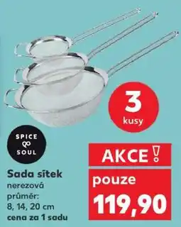 Kaufland Sada sítek nabídka