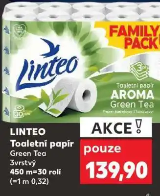 Kaufland LINTEO Toaletní papír Green tea nabídka