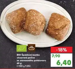Kaufland BIO Špaldová kostka vícezrnné pečivo nabídka