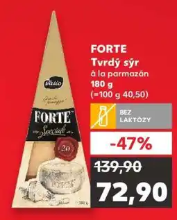 Kaufland FORTE Tvrdý sýr à la parmazán nabídka