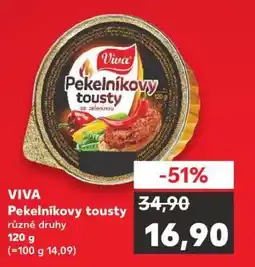 Kaufland Viva Pekelníkovy toasty nabídka
