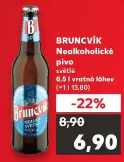 Kaufland BRUNCVÍK Nealkoholické pivo nabídka