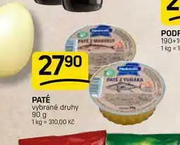 Flop PATÉ vybrané druhy nabídka