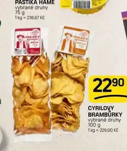 Flop CYRILOVY BRAMBŮRKY vybrané druhy nabídka
