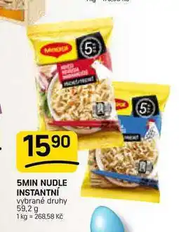 Flop 5MIN NUDLE INSTANTNÍ vybrané druhy nabídka