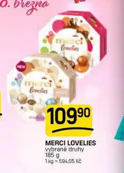 Flop MERCI LOVELIES vybrané druhy nabídka