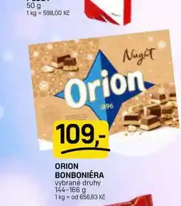 Flop ORION BONBONIÉRA vybrané druhy nabídka