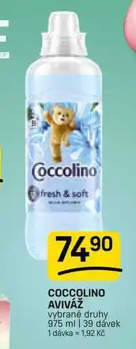 Flop COCCOLINO AVIVÁŽ vybrané druhy 975 ml | 39 dávek nabídka
