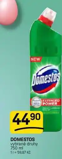 Flop DOMESTOS vybrané druhy nabídka