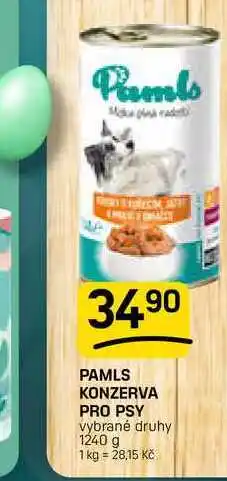 Flop PAMLS KONZERVA PRO PSY vybrané druhy nabídka