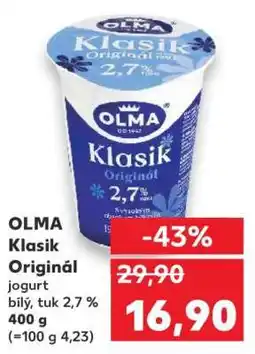 Kaufland OLMA Klasik Originál jogurt nabídka