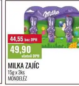Ratio MILKA ZAJÍC 15g x 3ks nabídka
