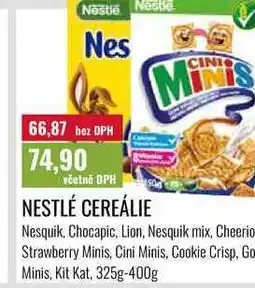 Ratio NESTLÉ CEREÁLIE 325g-400g nabídka
