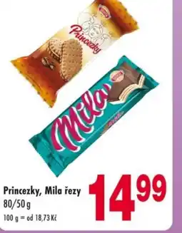 Qanto Princezky, Mila řezy nabídka