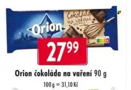 Qanto Orion čokoláda na vaření nabídka