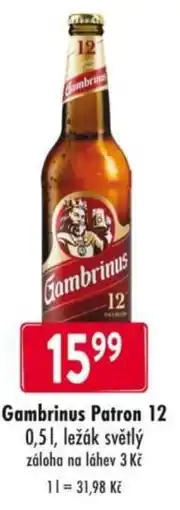 Qanto Gambrinus Patron 12 nabídka