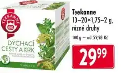 Qanto Teekanne nabídka