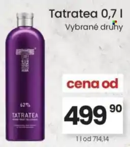 Kubík potraviny Tatratea nabídka