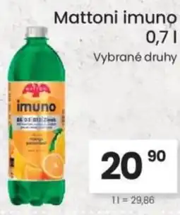 Kubík potraviny Mattoni imuno nabídka