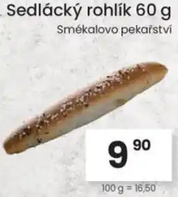 Kubík potraviny Sedlácký rohlík nabídka