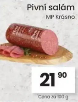 Kubík potraviny Pivní salám nabídka
