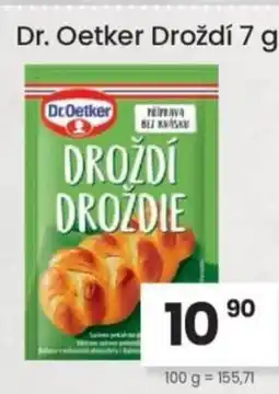 Kubík potraviny Dr. Oetker Droždí nabídka