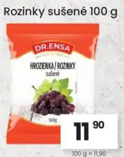 Kubík potraviny DR.Ensa Rozinky sušené nabídka