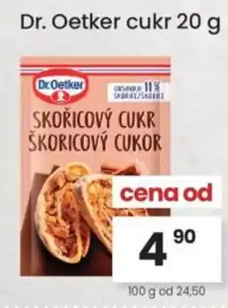 Kubík potraviny Dr. Oetker cukr nabídka