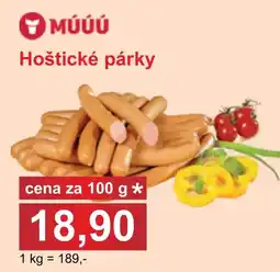 PLUS JIP Hoštické párky nabídka